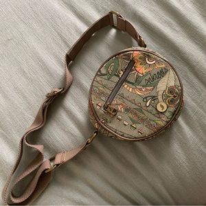 Sakroots Round Crossbody Bag